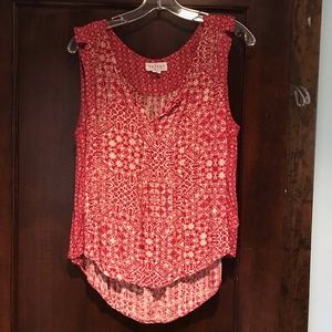 Velvet sleeveless top